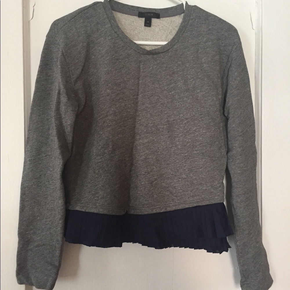 J. Crew Sweatshirt with Frill